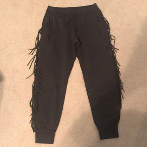 Kittenish by Jessie James Decker fringe sweatpants
